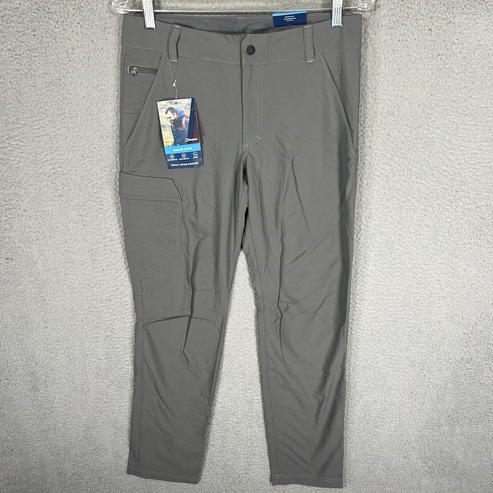 Berghaus Pants Mens 30x32 Gray Cargo Navigator 2.0 Water Resistant Hiking UPF